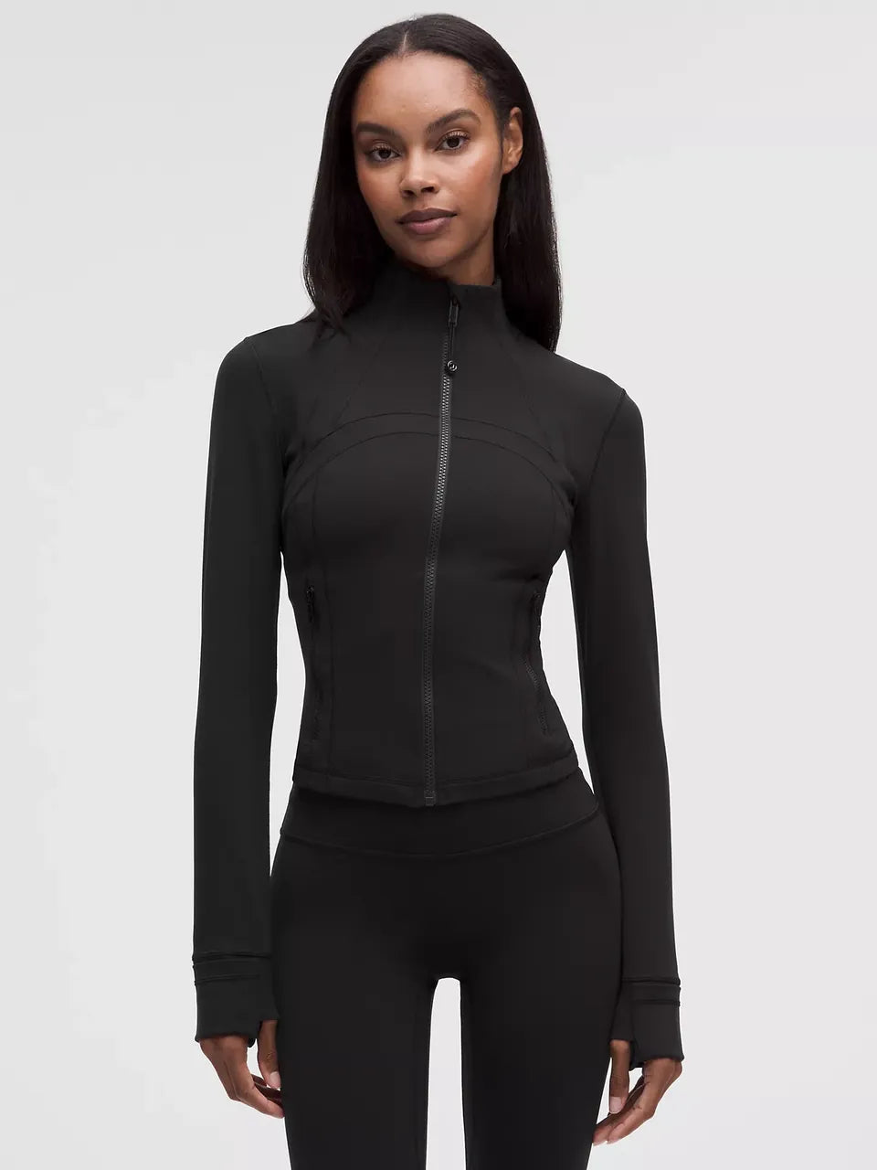 The Sculpt Zip Jacket in Black